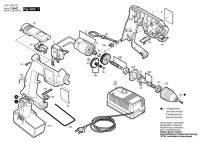 Bosch 0 601 938 7A3 GBM 7,2 VES-2 Cordless Drill 7.2 V / GB Spare Parts GBM7,2VES-2